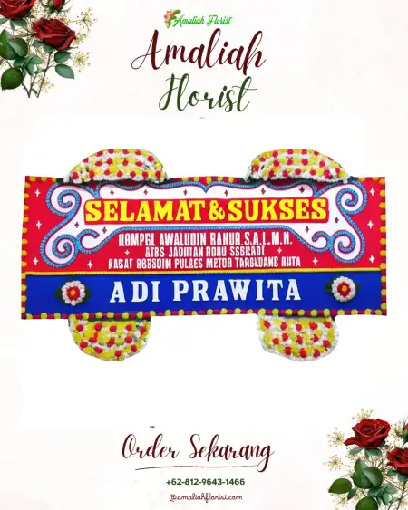 Papan Bunga Ucapan Selamat Mojokerto