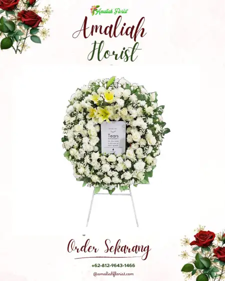 Krans Bunga Duka Mojokerto